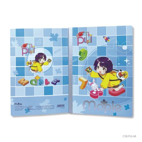  Vở ô ly ĐL100gsm Maple - Pupil - 48 trang  sản phẩm chính hãng (Giao màu ngẫu nhiên ạ) 