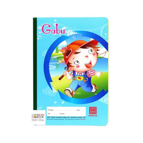  Vở ô ly Hồng Hà Gabu - 80 trang sản phẩm chính hãng (Giao màu ngẫu nhiên ạ) (Quyển) 