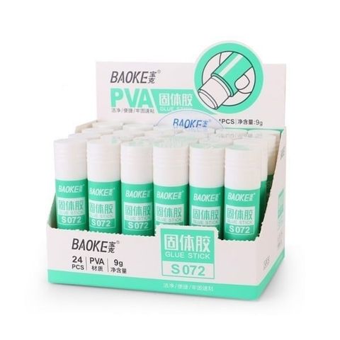  Hồ khô Baoke dán chắc chắn nhiều chất liệu khác nhau như giấy, vải, ảnh, xốp sản phẩm chính hãng 