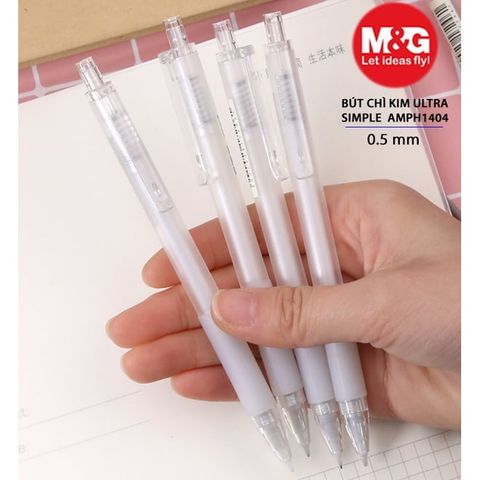  Chì kim 0.5mm thân trắng trong AMPH1404 sản phẩm chính hãng 