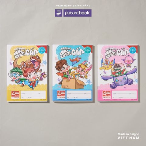  Vở ô ly ĐL120gsm Nhi Đồng Siêu Cấp 48 trang 584HS sản phẩm chính hãng (Giao bìa màu ngẫu nhiên ạ) 