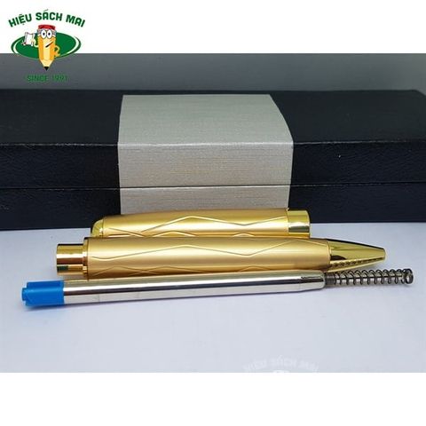  Bút ký mực bi Baoke (15) - BK-BP388V Màu vàng 