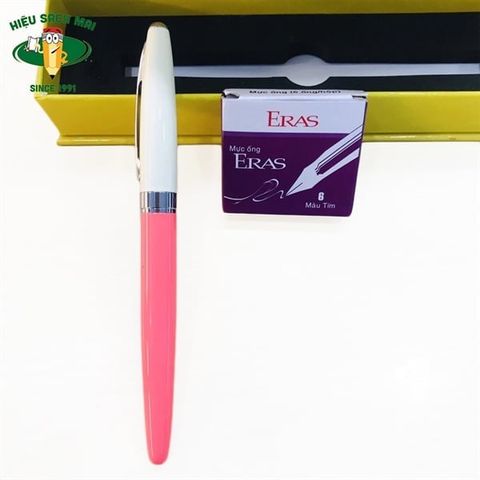  Bút máy ngòi mài kèm mực Eras E00(12/288) - Tím 