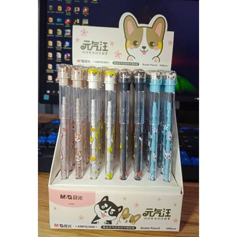  Bút chì khúc có gôm hình trên đầu AMPQ1606 sản phẩm chính hãng (Giao màu ngẫu nhiên ạ) 