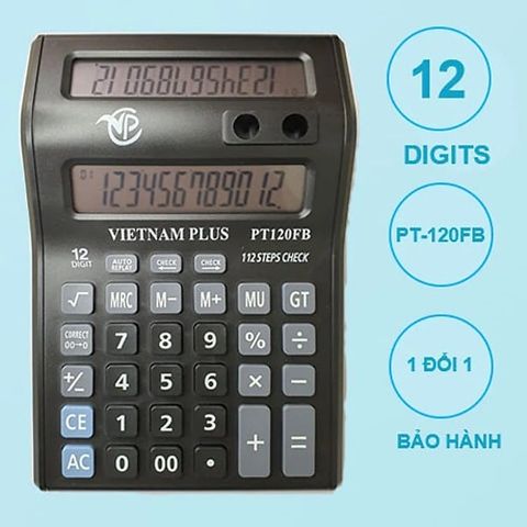  Máy tính văn phòng 12 số VINAPLUS - PT-120FB sản phẩm chính hãng 