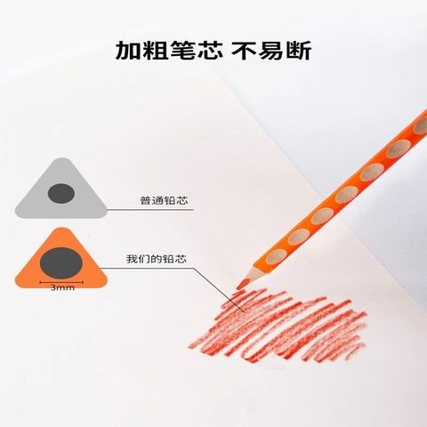  Bút chì màu tay cầm định vị M&G AWPQ2108 - 18 màu sản phẩm chính hãng (Lọ) 