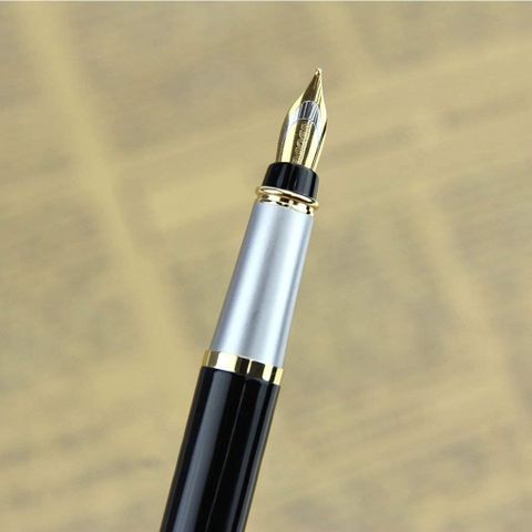  Bút ký mực nước Baoke (15) - BK-80Nắp đen thân đen 