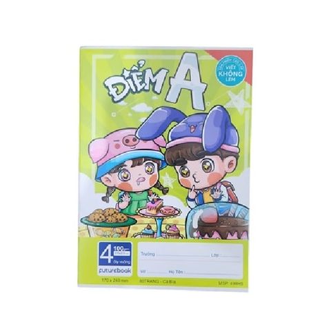  Vở ô ly ĐL100gsm Điểm A+ FutureBook 80 trang DK-SV498 sản phẩm chính hãng (Giao bìa màu ngẫu nhiên ạ) 
