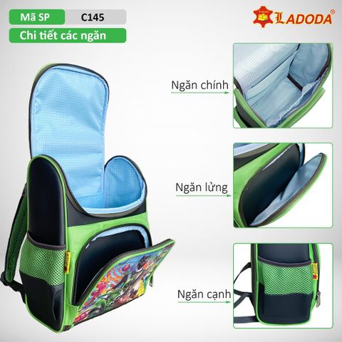  Ba lô trẻ em hàng chính hãng ladoda Kích thước 34x28x14cm Thiết kế chắc chắn (hàng VN chất lượng cao) 