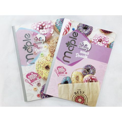  ChiếcVở kẻ ngang Maple ĐL70gsm - Donut - 80 trang  sản phẩm chính hãng (Giao màu ngẫu nhiên ạ) 