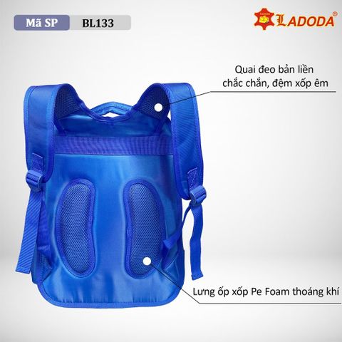  Ba lô đi học tiểu học nam nữ cấp thương hiệu Ladoda (Kích thước 36x28x11cm) Hàng chính hãng 
