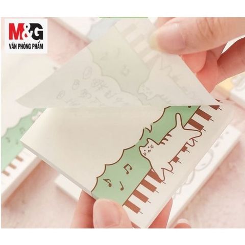  Tập Giấy ghi nhớ in hình mèo M&G - 3x2,3x3,3x4 inches sản phẩm chính hãng (Tập) 