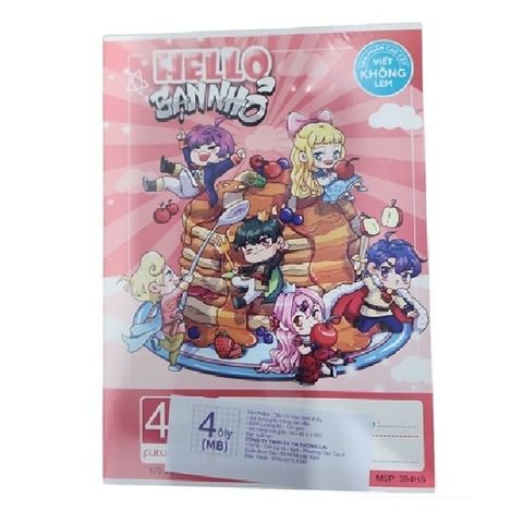  Vở ô ly ĐL80gsm Hello Bạn nhỏ FutureBook 48 trang DK-SV394 sản phẩm chính hãng(Giao bìa màu ngẫu nhiên ạ) 