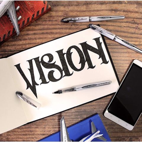  Bút lông kim 0.8mm Hàng chính hãng Uniball Thương hiệu nhật bản UB-200(08) (Xanh - Đen) 