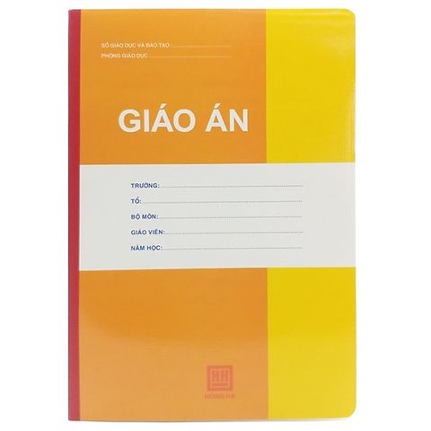  Sổ may gáy bìa bồi Hồng Hà Giáo Án - 120 trang sản phẩm chính hãng (Giao màu ngẫu nhiên ạ) (Quyển) 