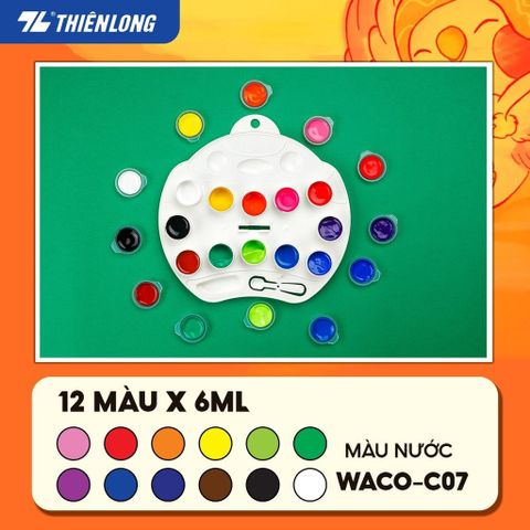  Màu nước 12 màu Thiên Long Colokit WACO-C07 sản phẩm chính hãng 