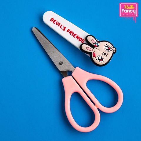  Kéo học sinh an toàn có nắp đậy Baoke OL-2110 (24)( Giao màu ngẫu nhiên ạ) 