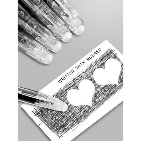  Bút nước xanh/đen xóa được 0.5 Peanuts  SKP61118B2 (Giao màu ngẫu nhiên ạ) sản phẩm chính hãng 