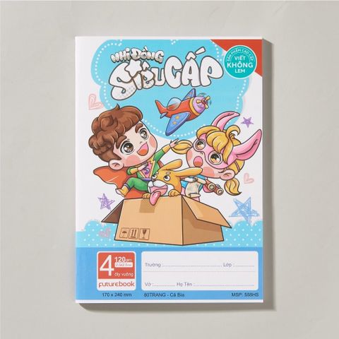  Vở ô ly ĐL120gsm Nhi Đồng Siêu Cấp 48 trang 584HS sản phẩm chính hãng (Giao bìa màu ngẫu nhiên ạ) 