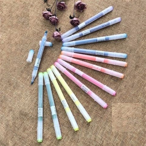  bút nhớ 2 đầu 6 màu Baoke No.3027 (24) 