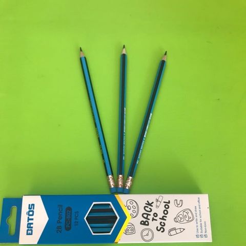  Bút chì gỗ 2B Batos PC-B02 sản phẩm chính hãng (12 Cây/Hộp) 