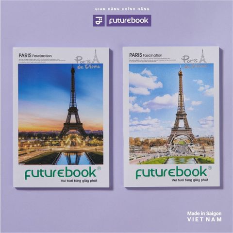  Vở kẻ ngang ĐL70gsm Tháp Paris FutureBook 200 trang sản phẩm chính hãng(Giao bìa màu ngẫu nhiên ạ) 