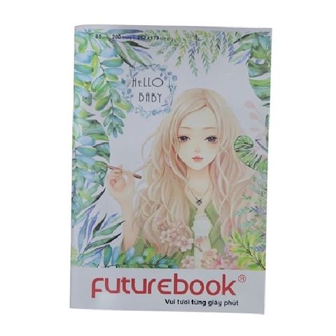  Vở kẻ ngang ĐL80gsm Hello Baby FutureBook 200 trang sản phẩm chính hãng(Giao bìa màu ngẫu nhiên ạ) 