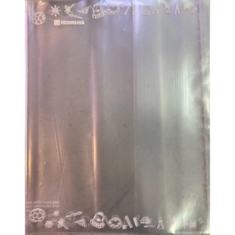  Bọc sách nylon Hồng Hà - Tiếng Anh 1,2,6,7,10 190x280mm sản phẩm chính hãng (5 chiếc/tập ) 