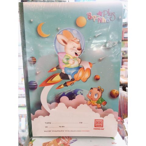  Vở ô ly Hồng Hà Bạn nhỏ Plus - 48 trang sản phẩm chính hãng (Giao màu ngẫu nhiên) (Quyển) 