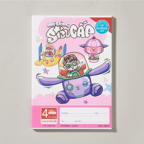  Vở ô ly ĐL120gsm Nhi Đồng Siêu Cấp 48 trang 584HS sản phẩm chính hãng (Giao bìa màu ngẫu nhiên ạ) 