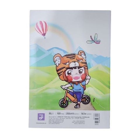  Vở kẻ ngang ĐL80gsm Bạn Nhỏ FutureBook 120 trang DK-SV353A sản phẩm chính hãng (Giao bìa ngẫu nhiên ạ) 