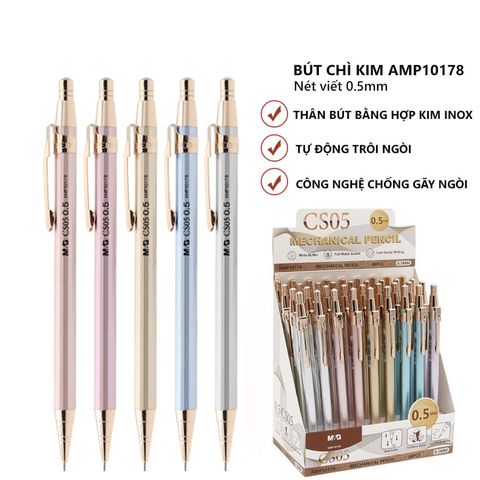  Chì kim sắt 0.5mm nhiều màu AMP10178 (Giao màu ngẫu nhiên ạ) sản phẩm chính hãng 