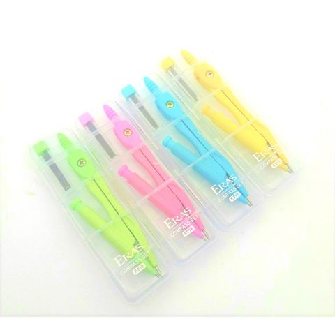  Compa dành cho học sinh kèm Hộp chì Eras E218 sản phẩm chính hãng (Giao màu ngẫu nhiên ạ) 