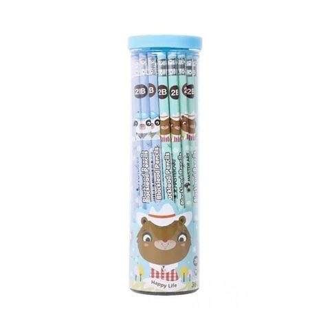  Bút Chì Gỗ 2B Master Art Happy Life (36/2160) sản phẩm chính hãng 