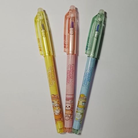  Bút gel tẩy được Dessert Station ngòi 0.5mm mực xanh (Giao màu ngẫu nhiên ạ) sản phẩm chính hãng 