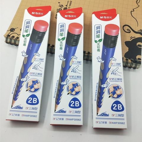  Bút chì gỗ 2B tay cầm định vị AWP30982 (Hộp 12 Chiếc) 