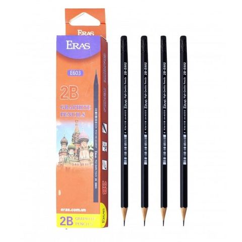  Bút Chì đen 2B Eras E603 sản phẩm chính hãng 