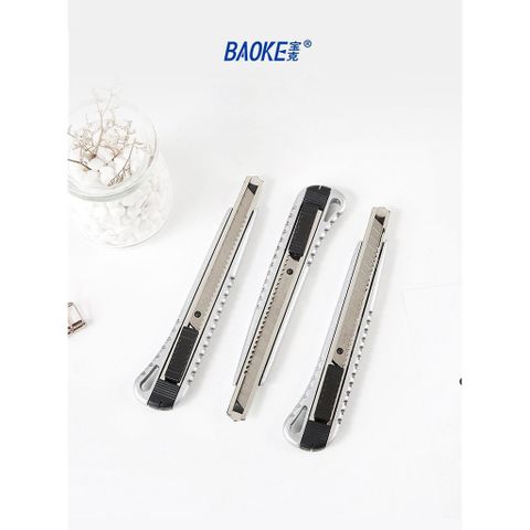  Dao rọc giấy vỏ inox 9mm Baoke UK1402 sản phẩm chính hãng 