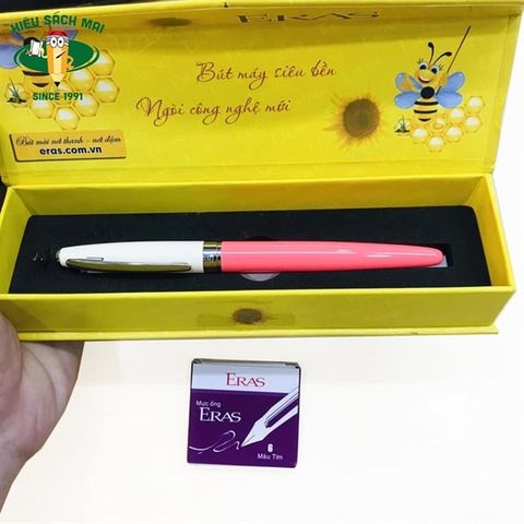  Bút máy ngòi mài kèm mực Eras E00(12/288) - Tím 