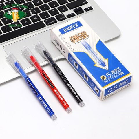  Bút Gel 0.5mm Baoke BK120 Xanh/Đỏ/Đen (Hàng chính hãng Baoke) 