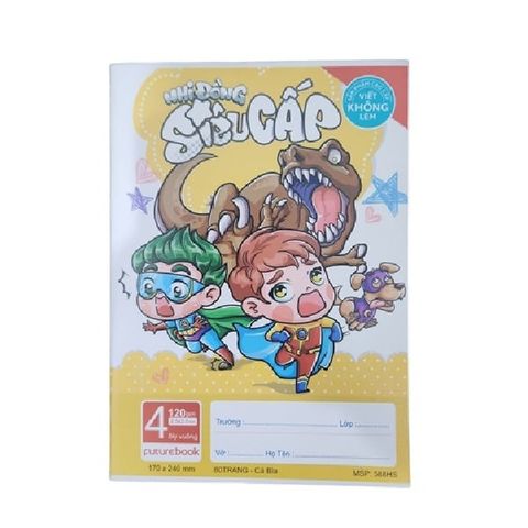  Vở ô ly ĐL120gsm Nhi Đồng Siêu Cấp 48 trang 584HS sản phẩm chính hãng (Giao bìa màu ngẫu nhiên ạ) 