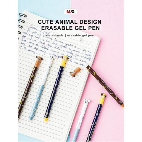  Bút nước xóa được màu xanh 0.5 đầu khỉ AKPB4475 (12/144/1728)( Giao màu ngẫu nhiên ạ) 