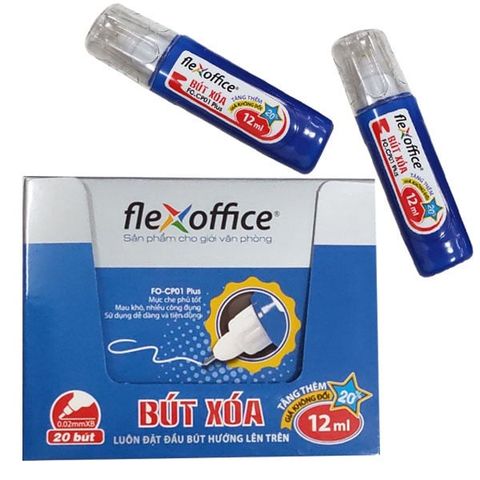  Bút xoá nước 12ml Flexoffice FO-CP0(20/480) chính hãng 