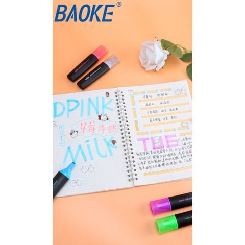  Bút nhớ đánh dấu dòng Highlight Baoke Mp4906 sản phẩm chính hãng 
