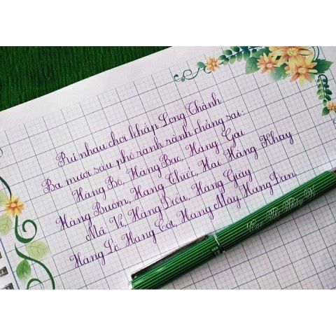  Bút mài thầy Ánh SH030 ngòi thanh đậm nét nhỏ luyện chữ đẹp sản phẩm chính hãng 