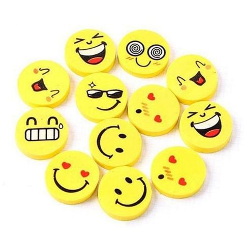  Combo 6 viên Tẩy hình mặt cười Baoke E6907 sản phẩm chính hãng (Giao ngẫu nhiên ạ) 