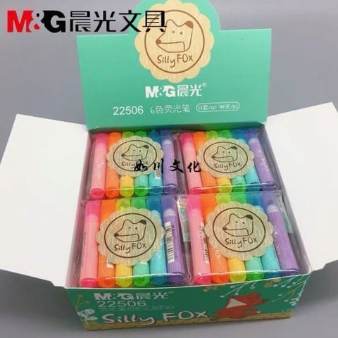  Bút dấu dòng AHM22506 AWPQ2108 sản phẩm chính hãng(Vỉ 6 Chiếc 6 màu) 