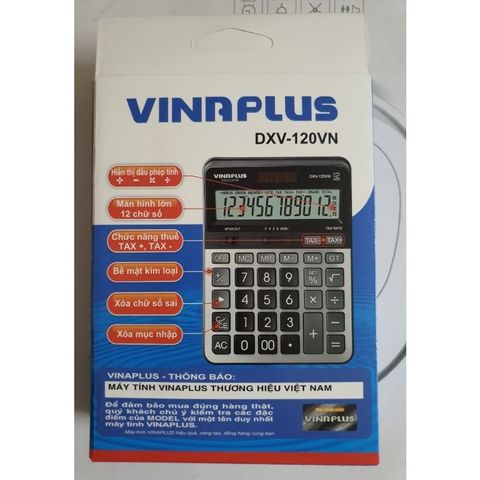  Máy tính văn phòng 12 số VINAPLUS - DXV-120VN sản phẩm chính hãng 