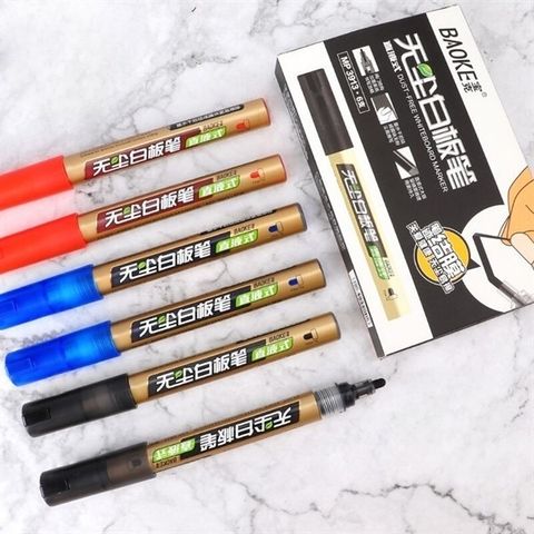  Bút viết bảng trắng Bút gel Baoke MP3913 nét mực đen/đỏ sản phẩm chính hãng 