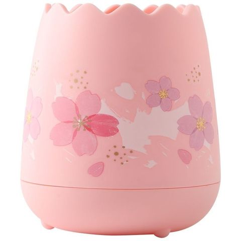  Cốc cắm bút hoa anh đào M&G ABT98497 / Khay cắm bút họa tiết hoa anh đào cute sản phẩm chính hãng 
